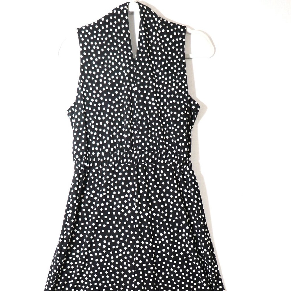 Sandra Darren Women's Polka Dot Jumpsuit - Size 6 - Black